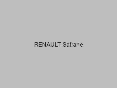 Enganches económicos para RENAULT Safrane
